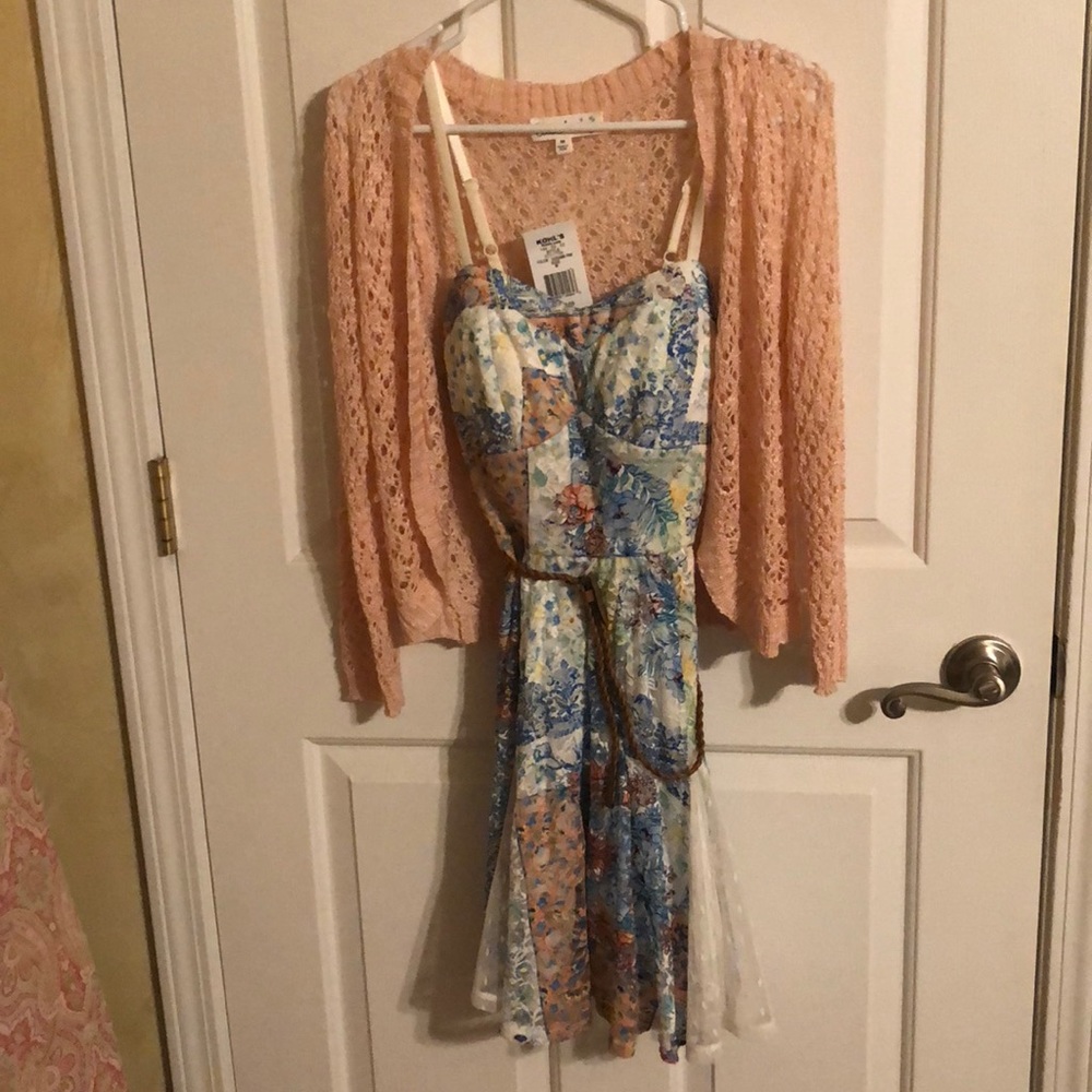 Adorable dress with sweater. NWT.
